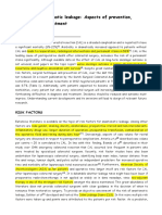 Colorectal Anastomotic Leakage