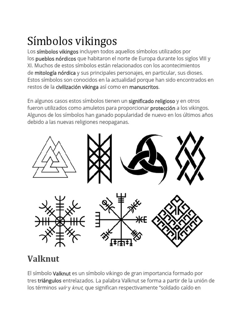 Símbolos Vikingos | PDF | Runas | Mitología nórdica, image size:768x1024