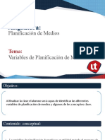 Variables de La Planificación de Medios
