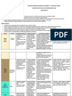 Planificación Anual Matemática