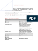 Icha Técnica de Un Indicador: Debe Analizar y Utilizarlos