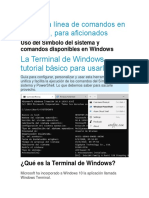 22.-Uso de la línea de comandos en Windows