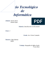 Biografía de Jeffrey Sachs y sus obras