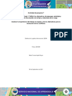 Evidencia 4 Taller Analizar La Importancia Del Trabajo en Equipo y de Las Alternativas para La Resolucion de Los Conflictos