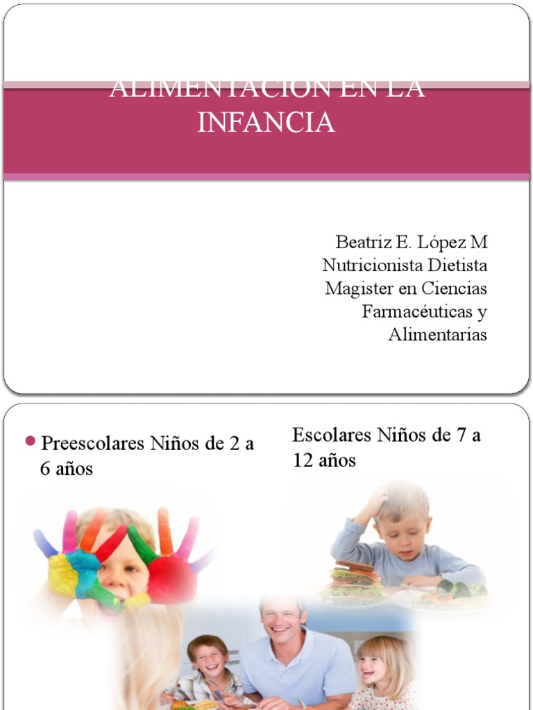 Nutrición Infantil: Guía Esencial | PDF | Dieta y nutrición | Nutrición