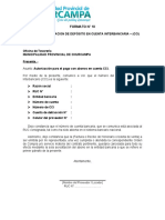 Formato 10 - Carta de Autorizacion de Cci