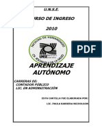 Cartilla de Aprendizaje Autónomo