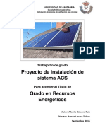 Proyecto de Instalación de Sistema ACS: Trabajo Fin de Grado