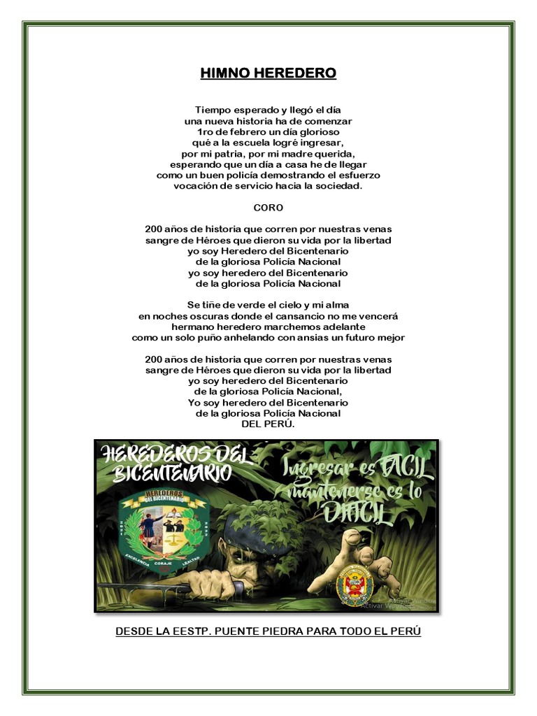 Himno Heredero | PDF