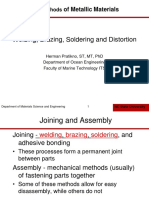 1.c.presentation Types of Welding, Distortion, Brazing and Soldering