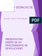 Presentación: Diseño de Un Procedimiento de Devoluciones