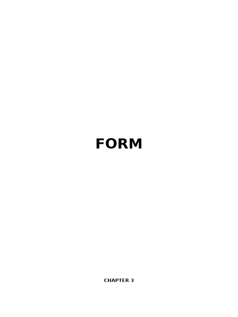 ForM Ch.3 | PDF