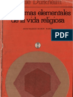 Durkheim, Emile - Las Formas Element Ales de La Vida Religiosa