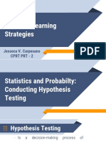 ED 125 - Learning Strategies: Jesseca V. Carpesano CPRT PRT - 2