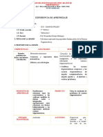 Sesion de Aprendizaje 5° 2022