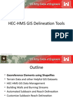 HEC-HMS GIS Delineation Tools: Hydrologic Engineering Center 1