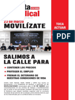 23 Marzo Ccoo Contra La Carestía de La Energía y Por El Empleo