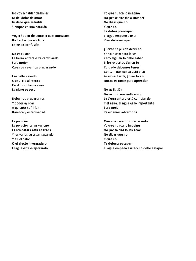 Amazonas Letra | PDF