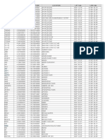 Ident Latitude Longitude Location LAT Calc LON Calc: ALF Alf1 Alf2 Alfpz