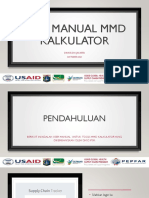 USER Manual MMD Calkulator