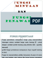 Fungsi Penawaran