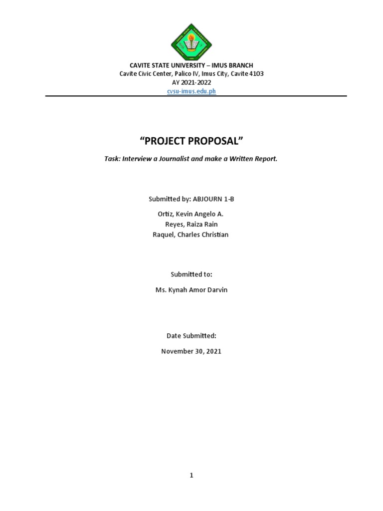 Journalism Student Interview Plan | PDF | Journalism | Communication