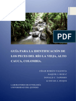 Guía para La Identificación de Los Peces Del Río La Vieja, Alto Cauca, Colombia