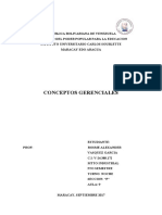 Trabajo 2, Las Empresas, Conceptos Gerenciales