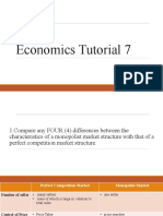 Economics Tutorial 7