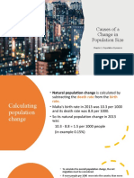 Causes of A Change in Population Size