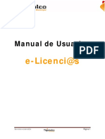 Manual E-Licenci@s