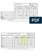Form List of Comparison Supplier (Quotation Analysis)