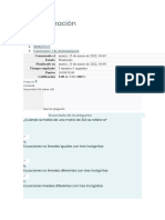 Cuestionario automatización matrices ecuaciones