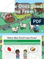 Twinkl-Where Does Food Come From