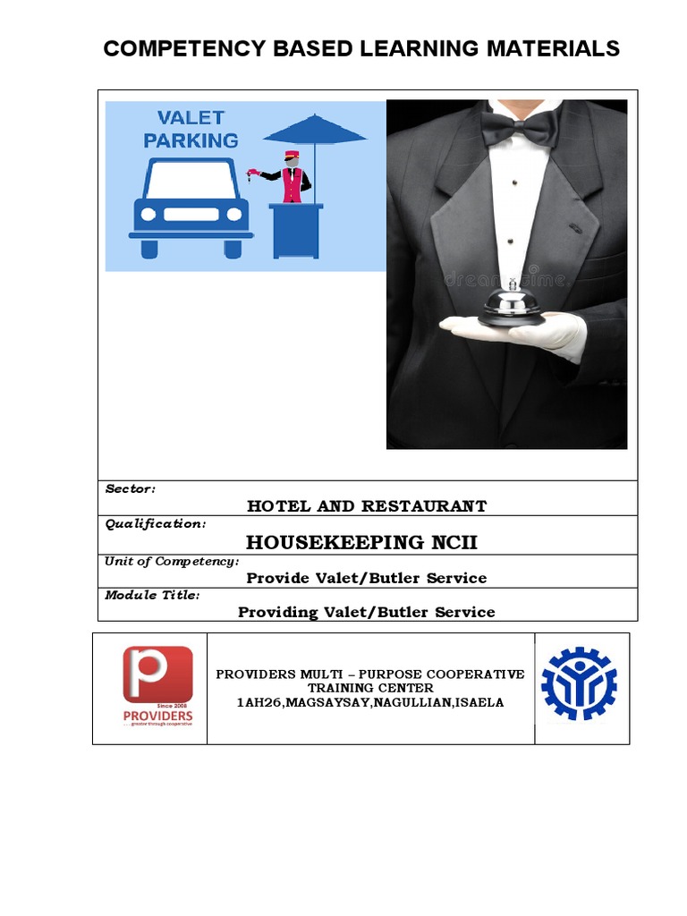 Valet/Butler Service Training Module | PDF | Cognition