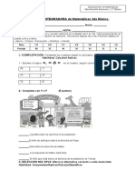 Evaluación INTEGRADORA 1 de Matemáticas 2do Básico