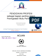 Day 1.1 Pendidikan Profesi Sebagai Bagian Upaya Penting Dalam Peningkatan Mutu Pendidikan