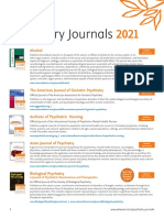 Psychiatry Journal Catalog