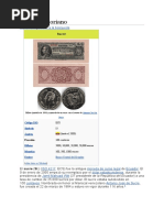 Historia de Monedas y Billetes de La República Del Ecuador | PDF ...