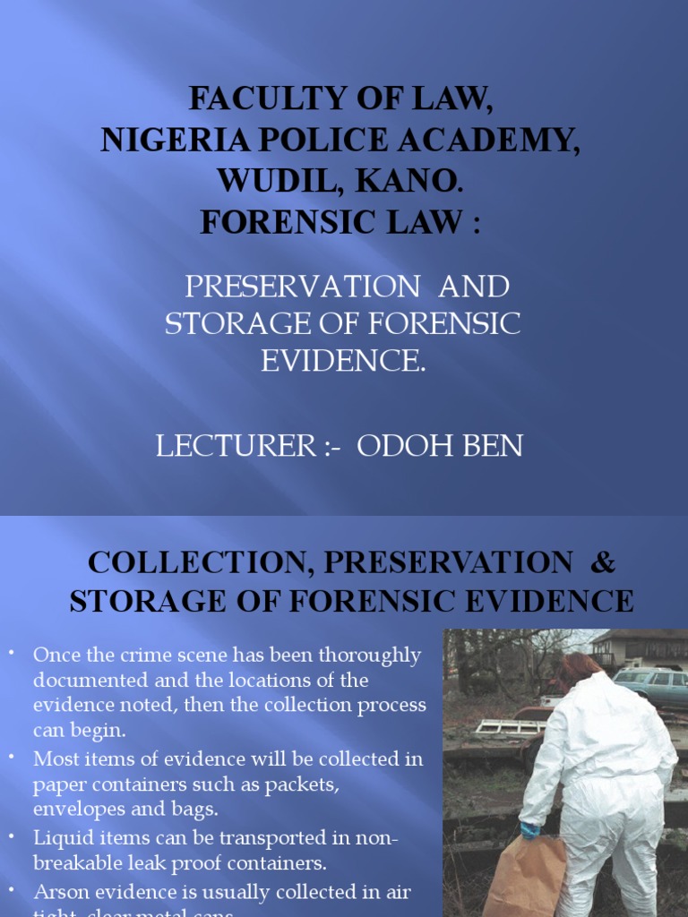 Forensic Evidence Collection Guidelines | PDF | Crime Scene | Forensic ...