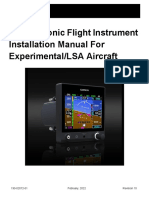 G5 Electronic Flight Instrument Installation Manual For Experimental/LSA Aircraft