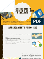 Arrendamiento Financiero y Crédito Mercantil