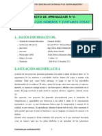 Proyecto de Aprendizaje N°2-Jugamos Con Los Números y Juntamos Cosas 04 Julio 2022