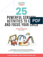 25 Powerful Sensory Activities to Calm and Focus Your Child