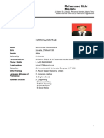 Muhammad Rizki Maulana: Curriculum Vitae