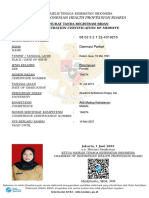 (The Indonesian Health Profession Board) : Registration Certification of Midwife