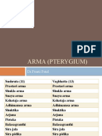 3.arma &pterygium