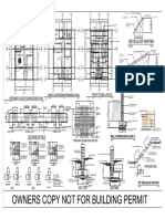 Details of Rafter: Owners Copy Not For Building Permit