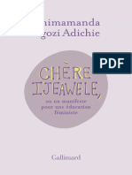 Chère Ijeawele. Un Manifeste Pour Une Éducation Féministe (Adichie, Chimamanda Ngozi)