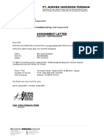 Assignment Letter - MT. Kencana Express - SOP HF